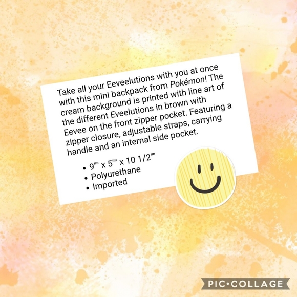 LOUNGEFLY Pokemon Eevee Backpack - Picture 4 of 9